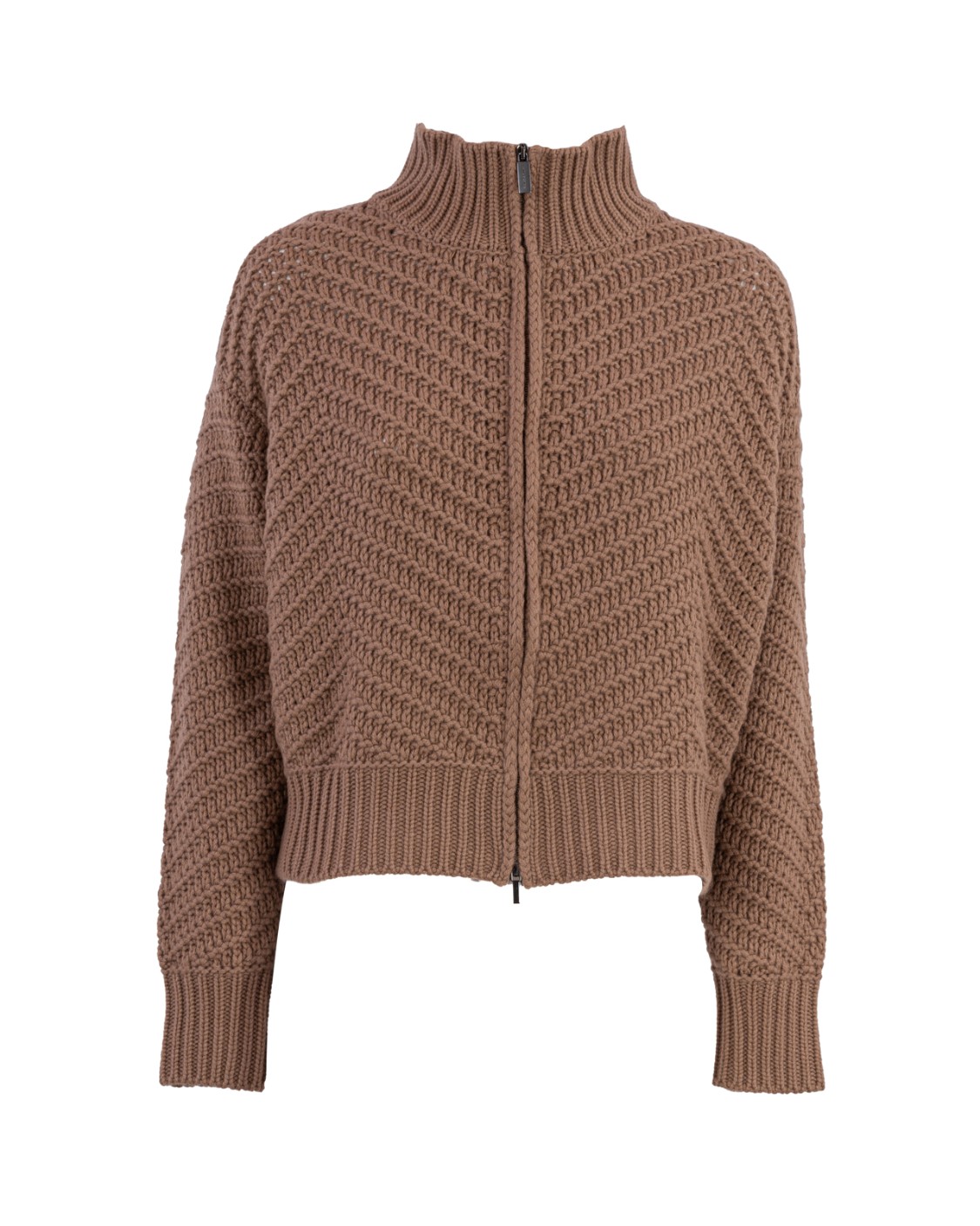 shop FABIANA FILIPPI  Bomber: Fabiana Filippi bomber cardigan in cashmere.
Punto a spina di pesce.
Maniche lunghe.
Zip.
Tessuto: 100% cashmere.
Fabbricato in Italia.. MAD213F049N900-1248 number 5874570